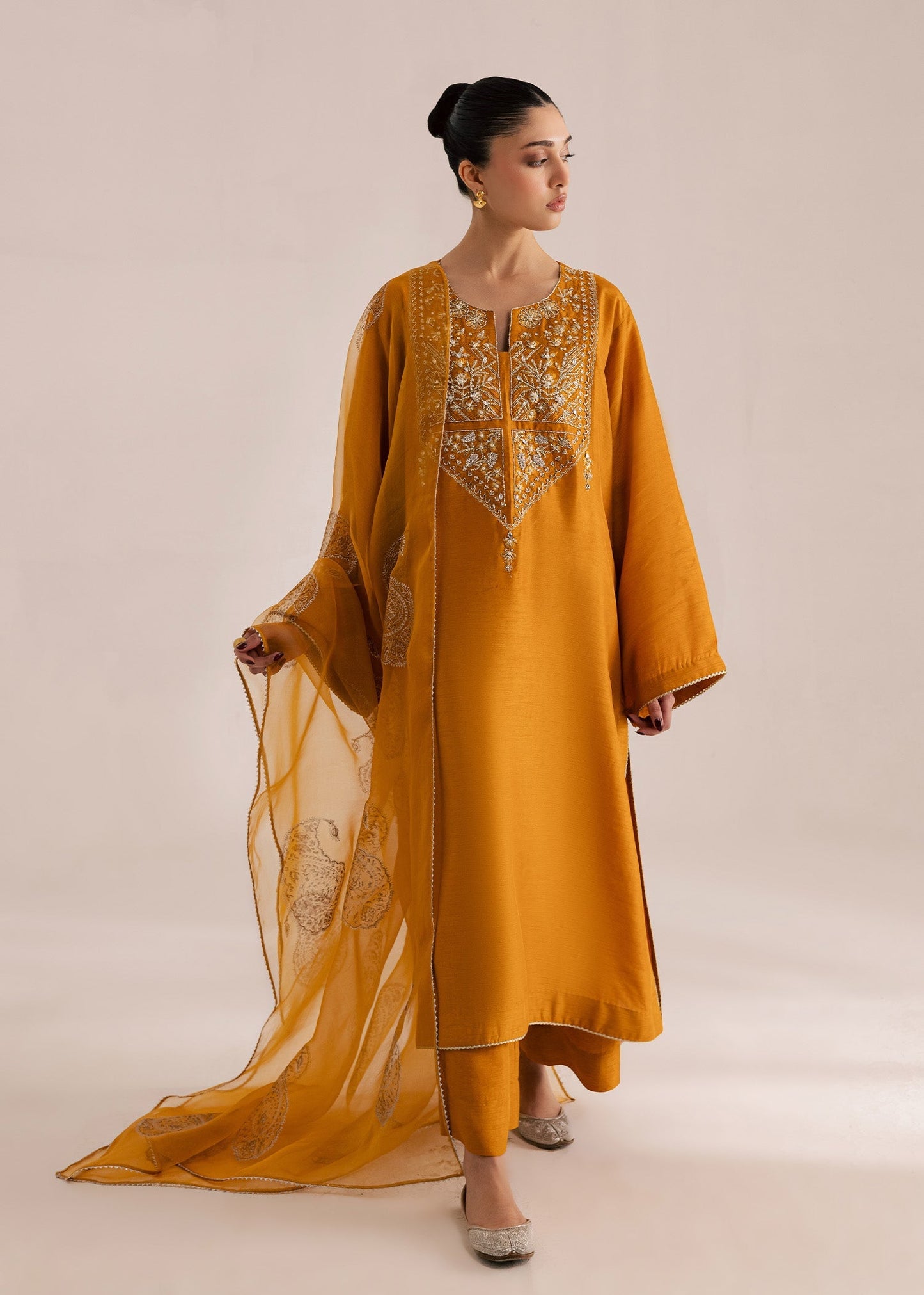 Sadaf Fawad Khan | Silk Luxury Pret 26 | Omavi - Dress - available at Maria Faisal in UK and USA.