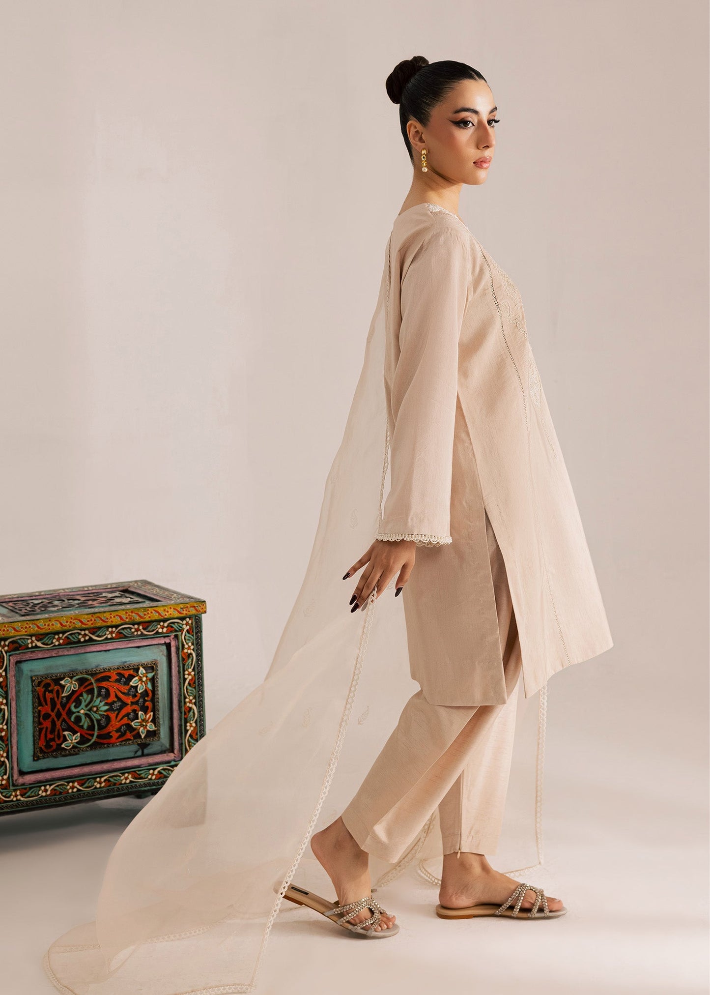 Sadaf Fawad Khan | Silk Luxury Pret 26 | Neesha - Dress - available at Maria Faisal in UK and USA.