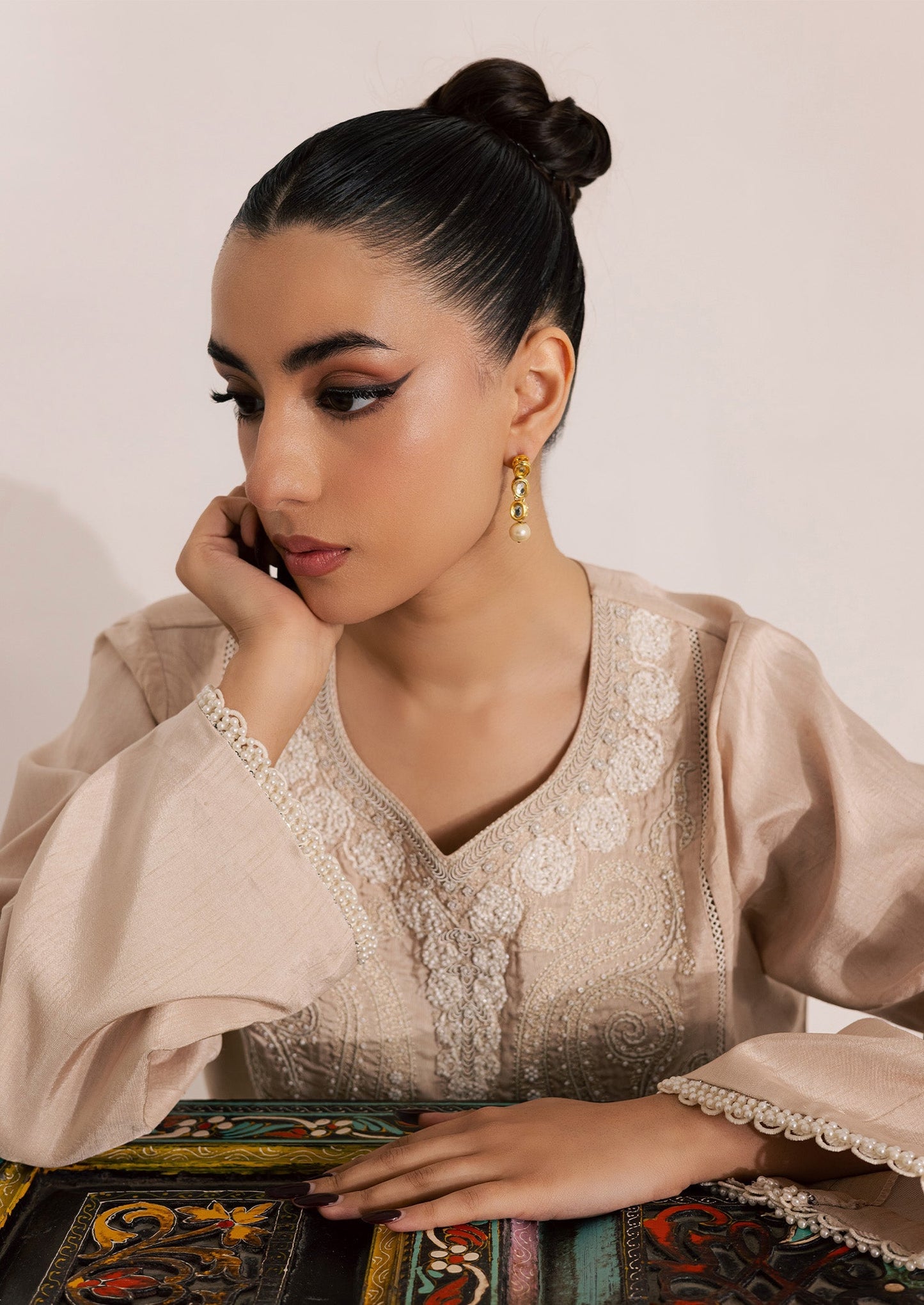 Sadaf Fawad Khan | Silk Luxury Pret 26 | Neesha - Dress - available at Maria Faisal in UK and USA.