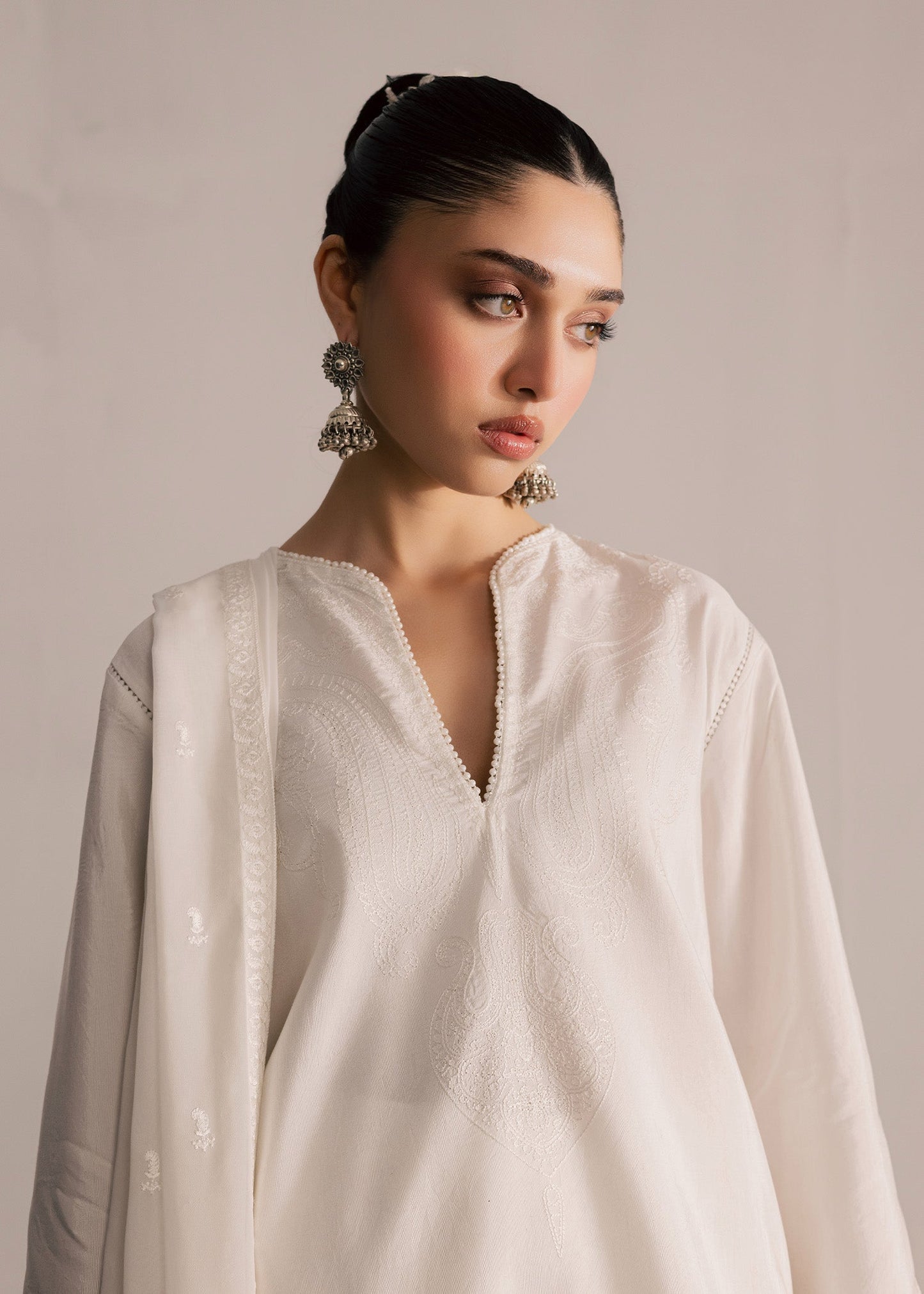 Sadaf Fawad Khan | Silk Luxury Pret 26 | Lera - Dress - available at Maria Faisal in UK and USA.