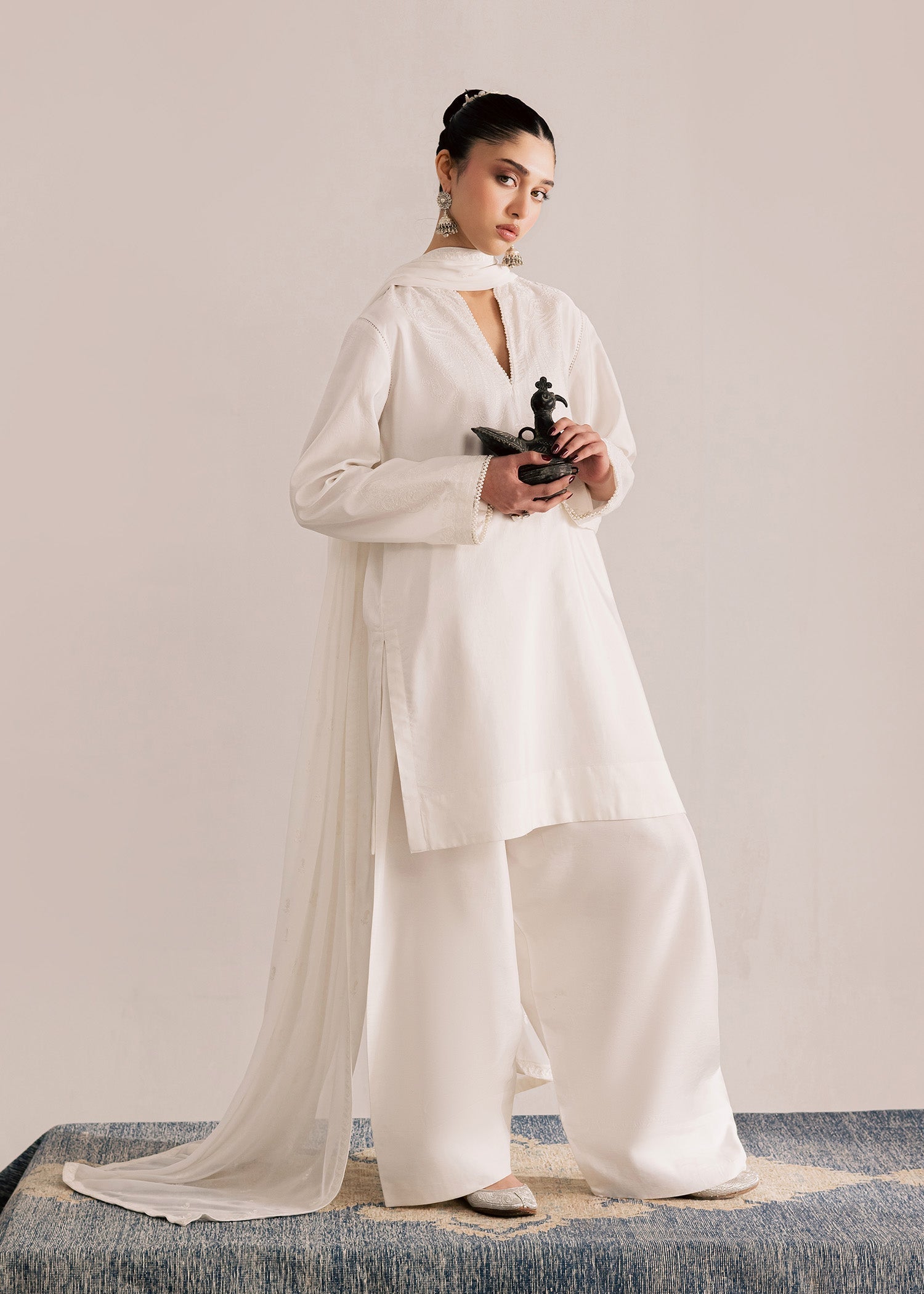 Sadaf Fawad Khan | Silk Luxury Pret 26 | Lera - Dress - available at Maria Faisal in UK and USA.