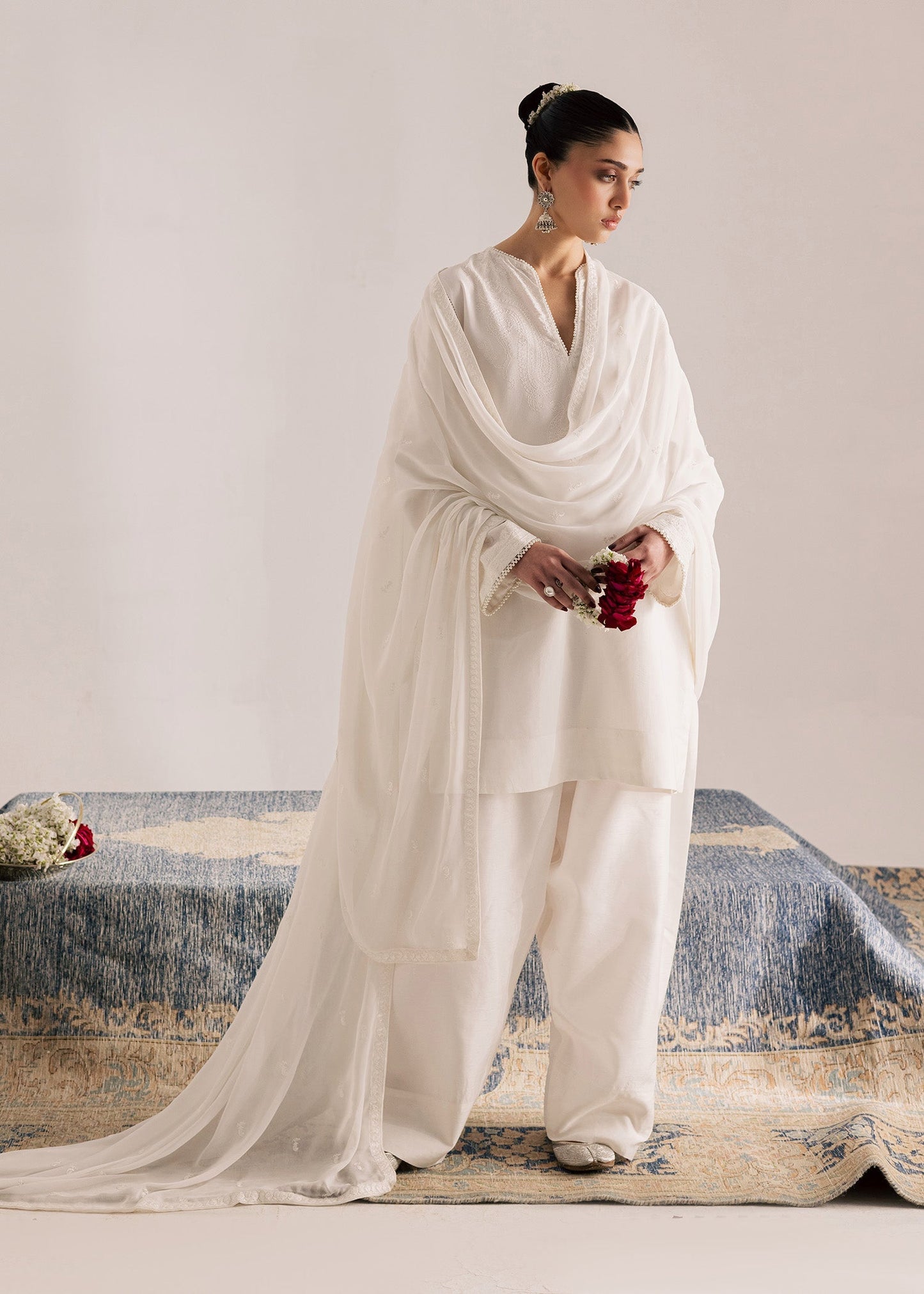 Sadaf Fawad Khan | Silk Luxury Pret 26 | Lera - Dress - available at Maria Faisal in UK and USA.