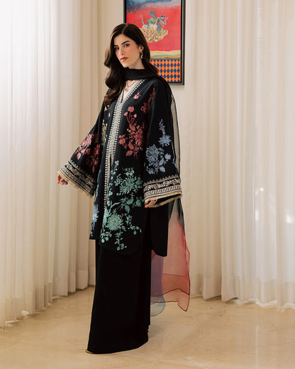 Sadaf Fawad Khan | Eva Luxury Pret 26 | Sable - Luxury Dress - available at Maria Faisal in UK and USA.