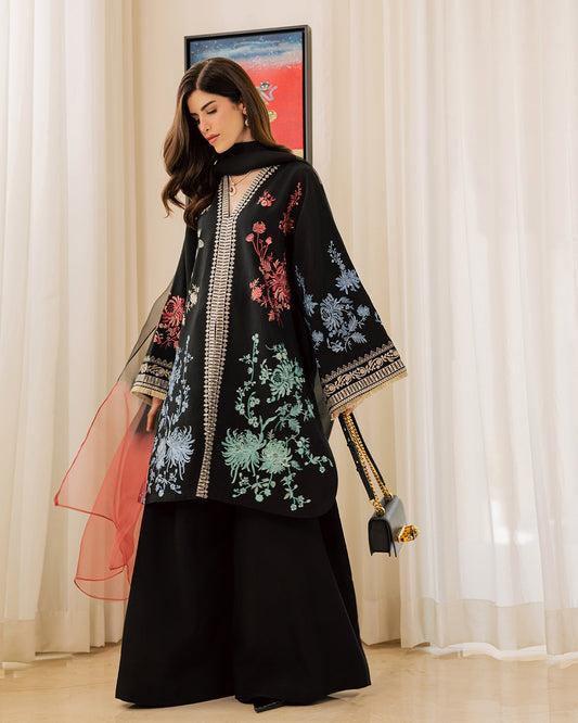 Sadaf Fawad Khan | Eva Luxury Pret 26 | Sable - Luxury Dress - available at Maria Faisal in UK and USA.