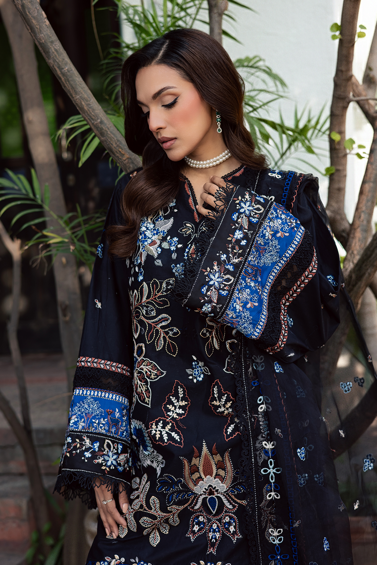 Zarposh  | Celia Luxury Lawn 26 |ZELINE - Luxury Dress - available at Maria Faisal in UK and USA.