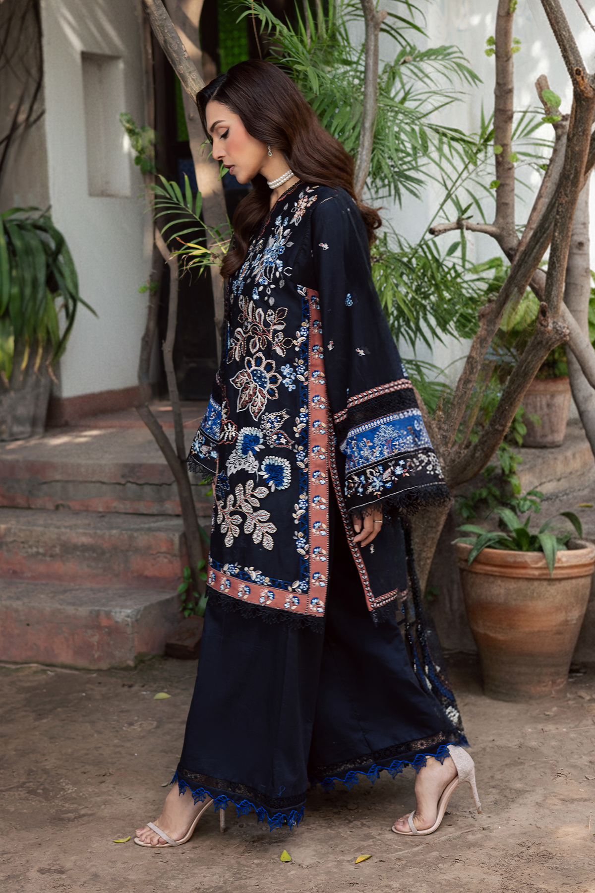 Zarposh  | Celia Luxury Lawn 26 |ZELINE - Luxury Dress - available at Maria Faisal in UK and USA.