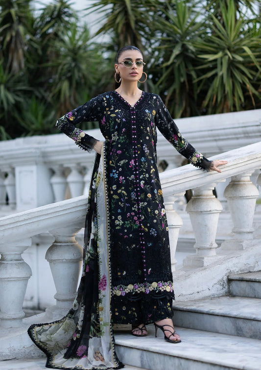 Elaf Premium | Signature Embroidered Lawn with Chiffon Collection 26 | ESG-2B SASHA - Luxury Dress - available at Maria Faisal in UK and USA.