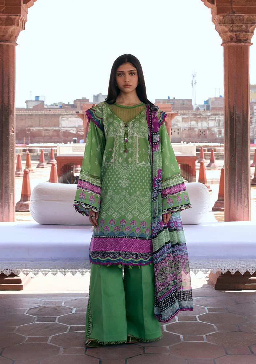Kahf Premium | Prints Collection 26 | KPS-8B RUMI - Luxury Dress - available at Maria Faisal in UK and USA.
