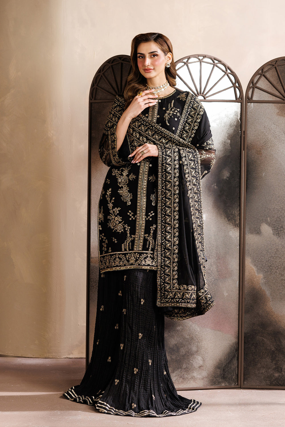 Zarif | Zayrah Formals | ZYR-SUMBUL-05 - Formal Dress - available at Maria Faisal in UK and USA.