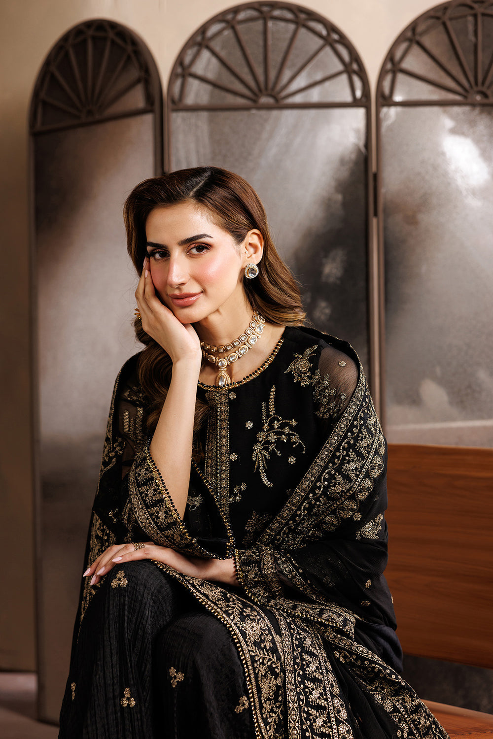 Zarif | Zayrah Formals | ZYR-SUMBUL-05 - Formal Dress - available at Maria Faisal in UK and USA.