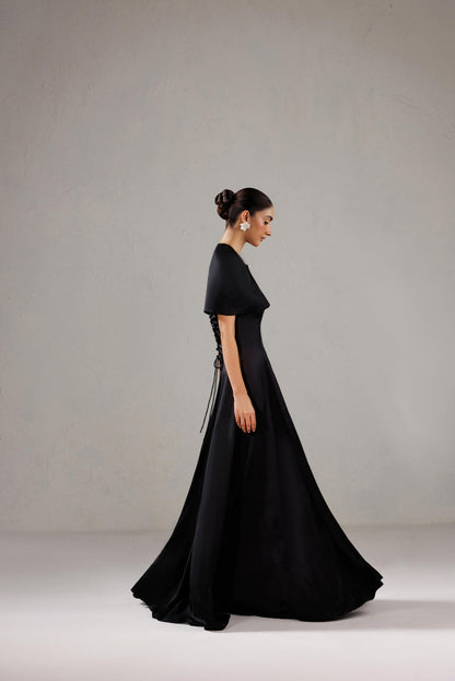 Caia | Basics 26 | Look 22 - Luxury Dress - available at Maria Faisal in UK and USA.