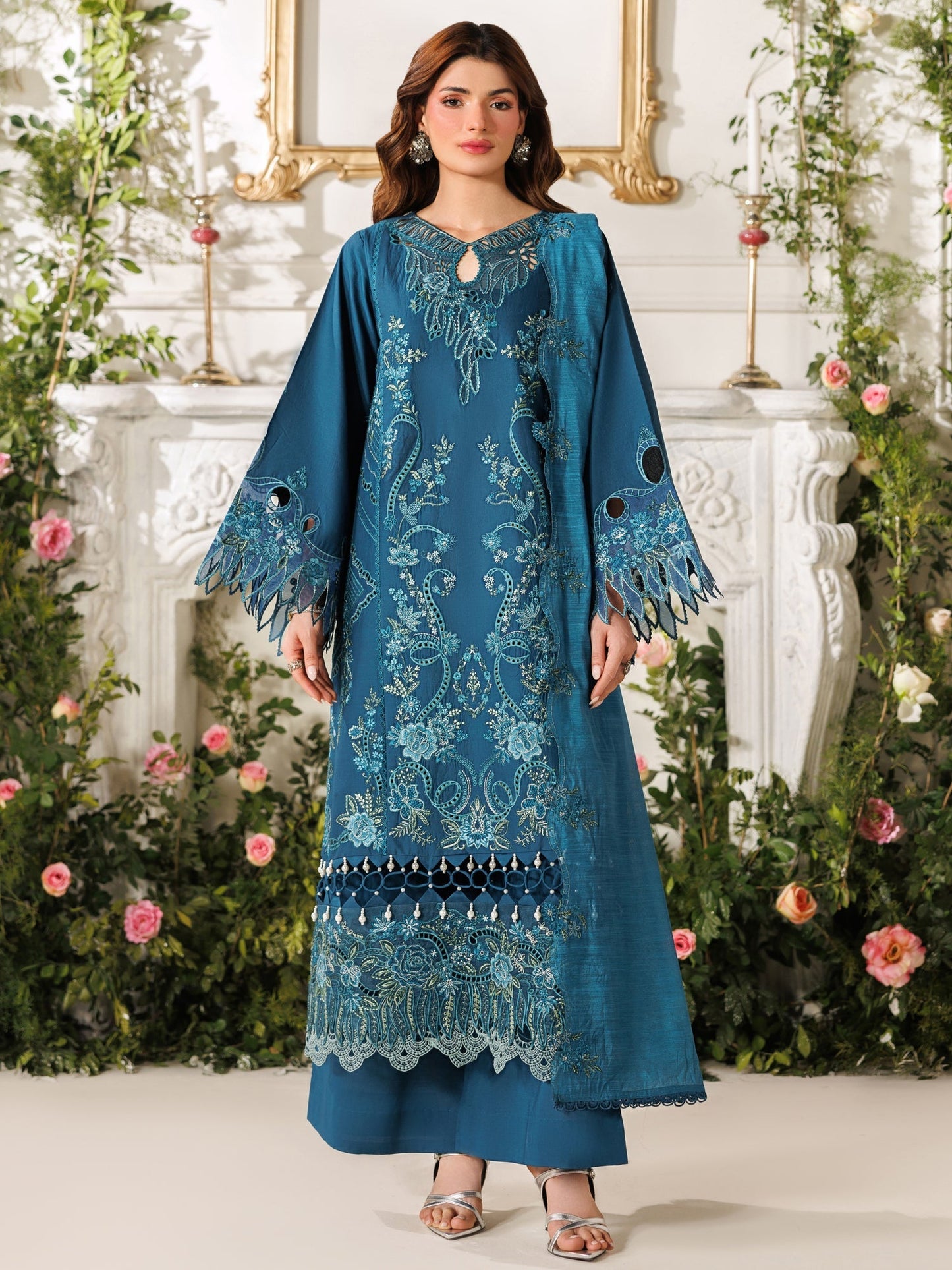 Parishay | Marbella Summer Lawn 26 | MB-10 - Luxury Dress - available at Maria Faisal in UK and USA.