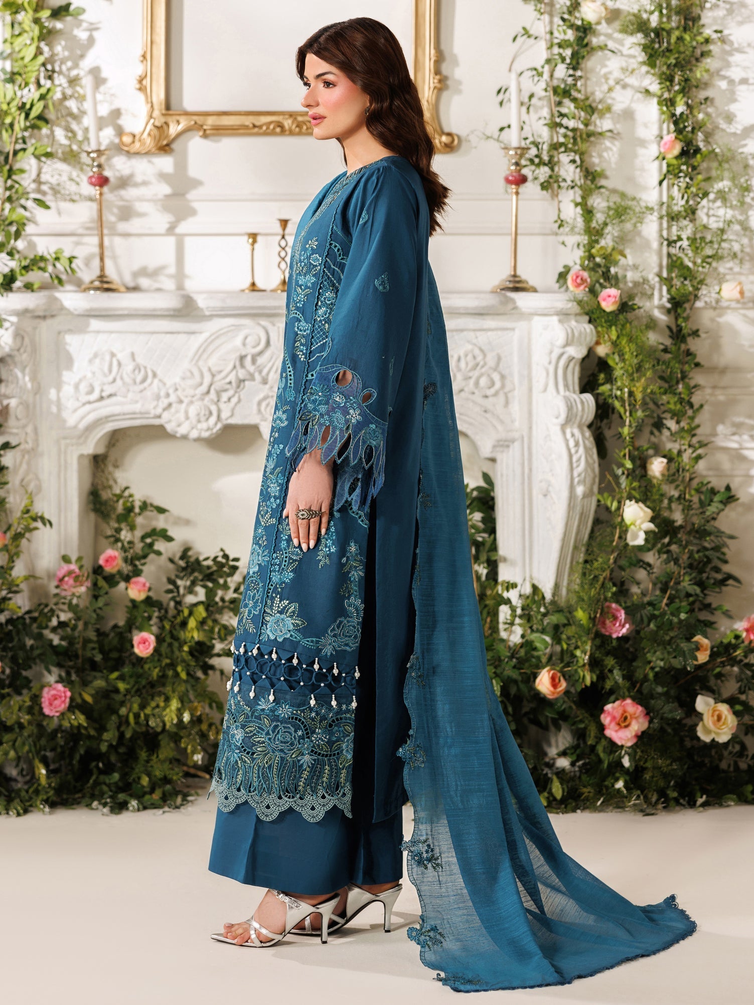 Parishay | Marbella Summer Lawn 26 | MB-10 - Luxury Dress - available at Maria Faisal in UK and USA.