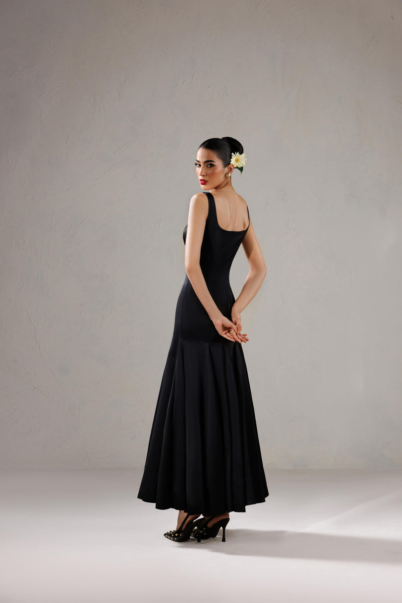Caia | Basics 26 | Look 15 - Luxury Dress - available at Maria Faisal in UK and USA.