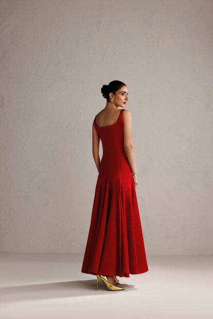 Caia | Basics 26 | Look 15 - Luxury Dress - available at Maria Faisal in UK and USA.