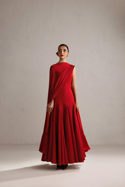 Caia | Basics 26 | Look 15 - Luxury Dress - available at Maria Faisal in UK and USA.