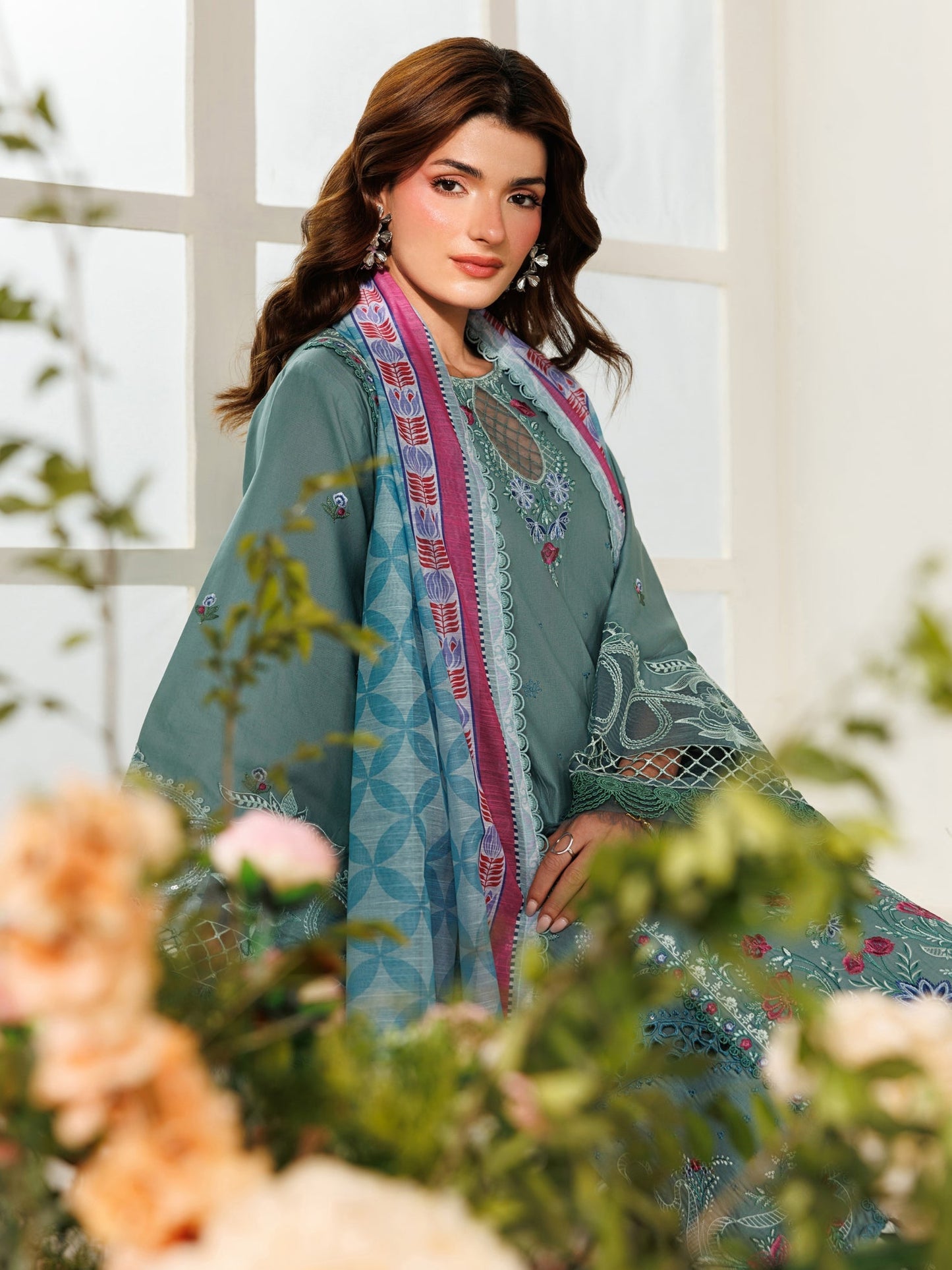 Parishay | Marbella Summer Lawn 26 | MB-11 - Luxury Dress - available at Maria Faisal in UK and USA.