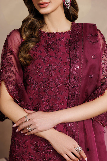 Zarif | Zayrah Formals | ZYR-SURKH-01 - Formal Dress - available at Maria Faisal in UK and USA.