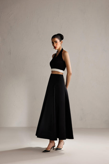 Caia | Basics 26 | Look 20 - Luxury Dress - available at Maria Faisal in UK and USA.