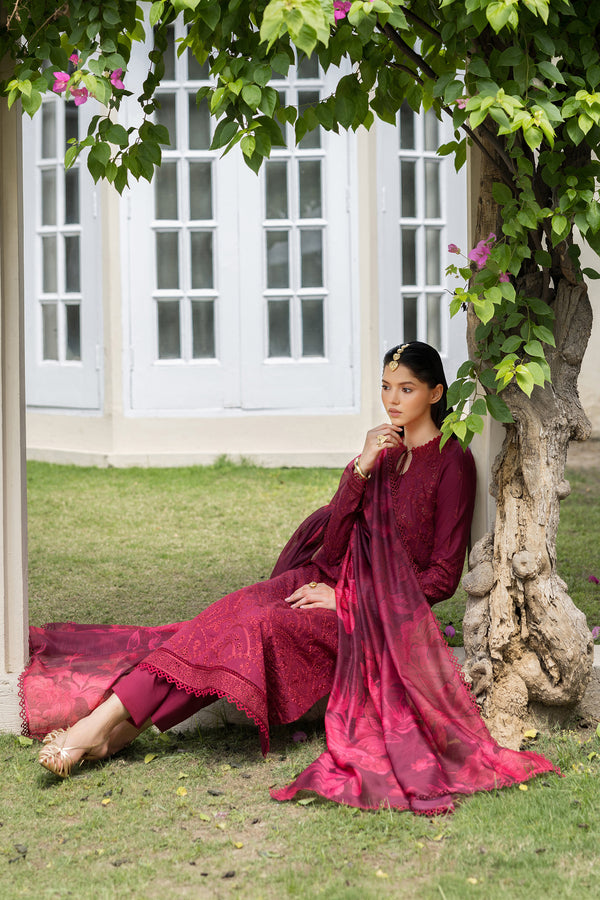 Zarif | Summer Lawn 26 | FREYA - Luxury Dress - available at Maria Faisal in UK and USA.