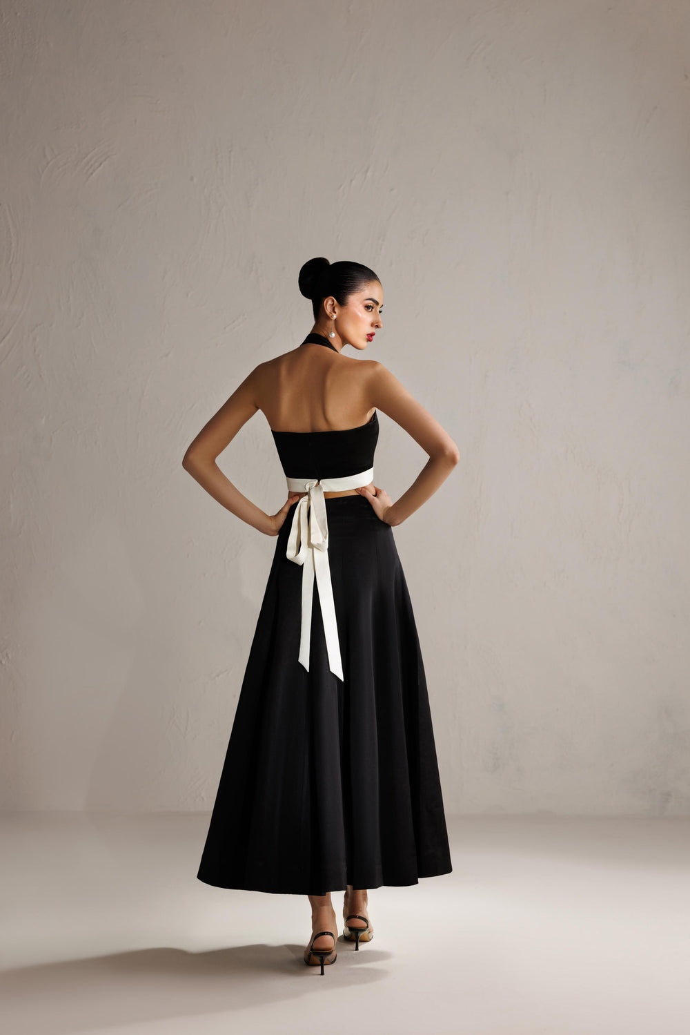Caia | Basics 26 | Look 20 - Luxury Dress - available at Maria Faisal in UK and USA.