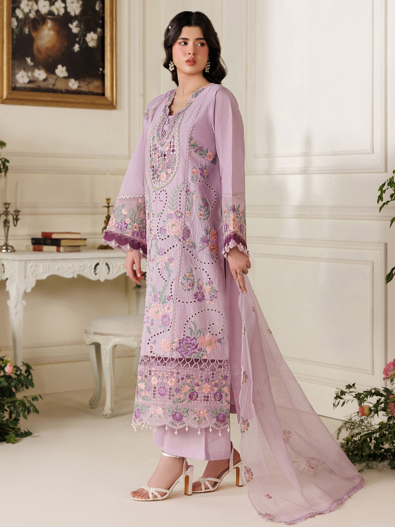 Parishay | Marbella Summer Lawn 26 | MB-12 - Luxury Dress - available at Maria Faisal in UK and USA.