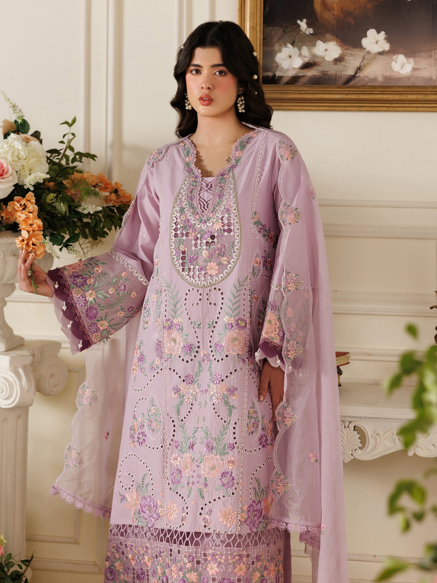 Parishay | Marbella Summer Lawn 26 | MB-12 - Luxury Dress - available at Maria Faisal in UK and USA.