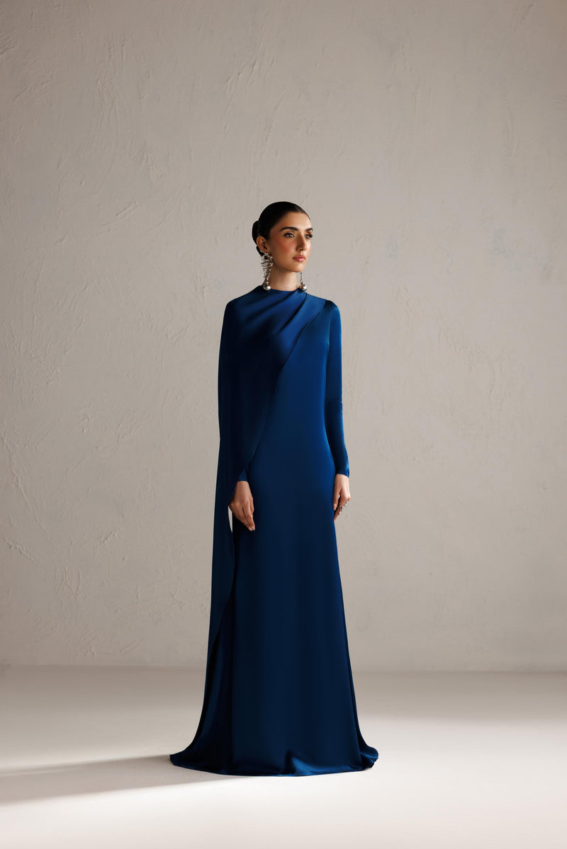 Caia | Basics 26 | Look 26 - Luxury Dress - available at Maria Faisal in UK and USA.