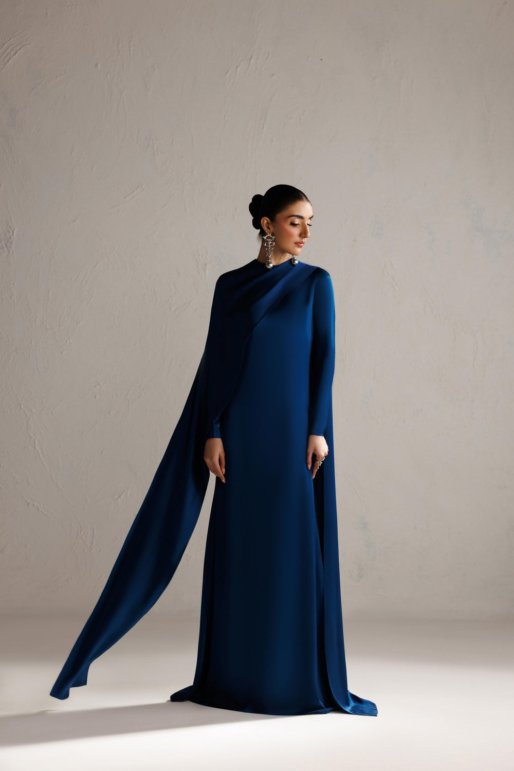 Caia | Basics 26 | Look 26 - Luxury Dress - available at Maria Faisal in UK and USA.