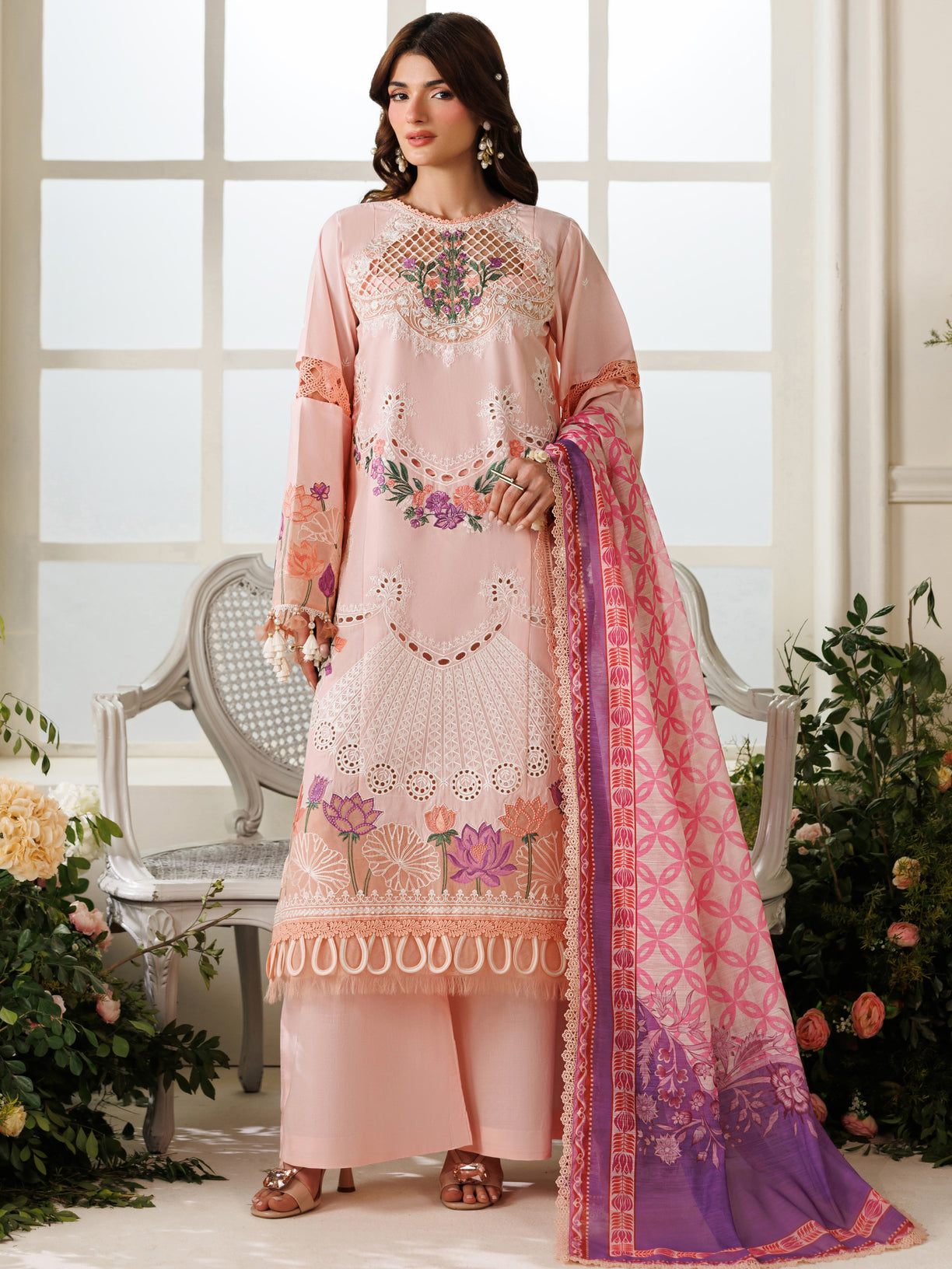Parishay | Marbella Summer Lawn 26 | MB-13 - Luxury Dress - available at Maria Faisal in UK and USA.