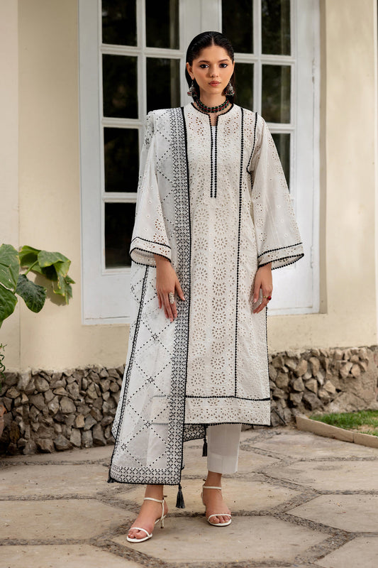 Zarif | Summer Lawn 26 | LINNEA - Luxury Dress - available at Maria Faisal in UK and USA.