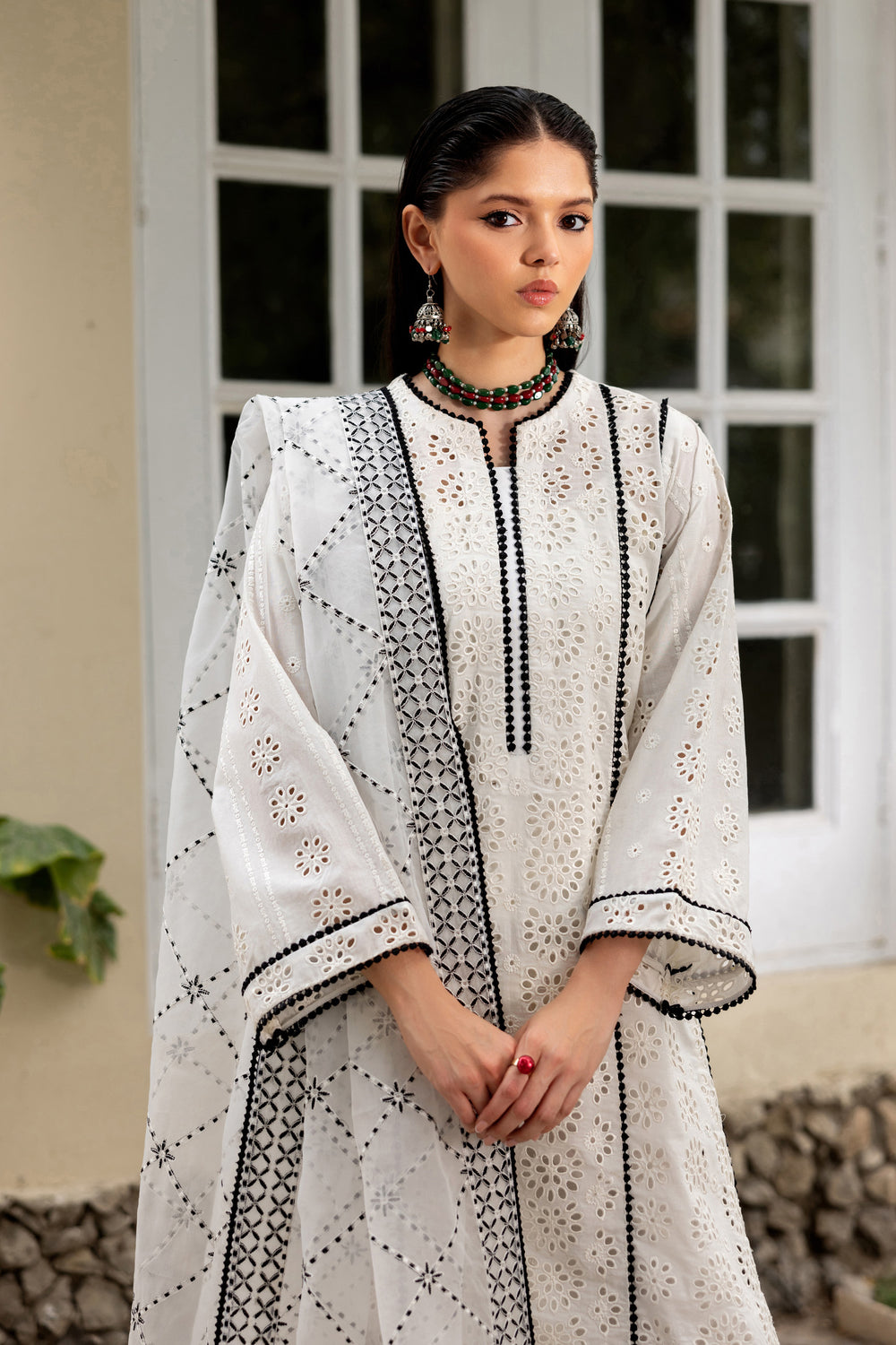 Zarif | Summer Lawn 26 | LINNEA - Luxury Dress - available at Maria Faisal in UK and USA.
