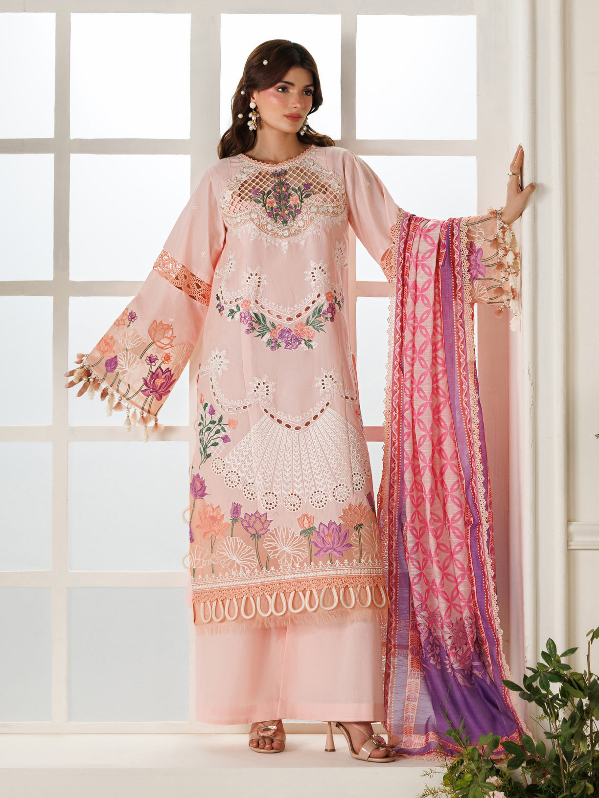 Parishay | Marbella Summer Lawn 26 | MB-13 - Luxury Dress - available at Maria Faisal in UK and USA.