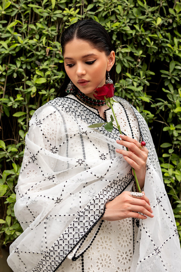 Zarif | Summer Lawn 26 | LINNEA - Luxury Dress - available at Maria Faisal in UK and USA.