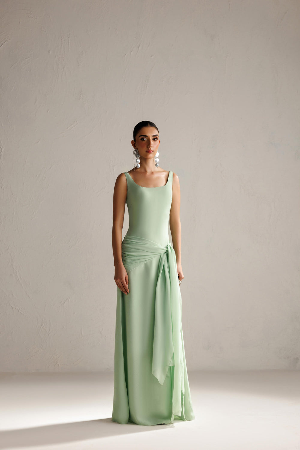 Caia | Basics 26 | Look 24 - Luxury Dress - available at Maria Faisal in UK and USA.