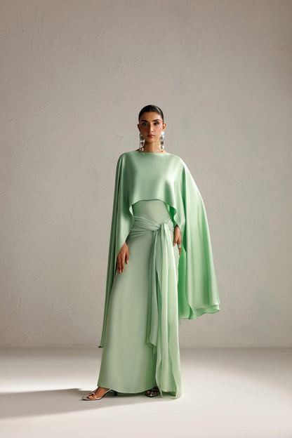 Caia | Basics 26 | Look 24 - Luxury Dress - available at Maria Faisal in UK and USA.