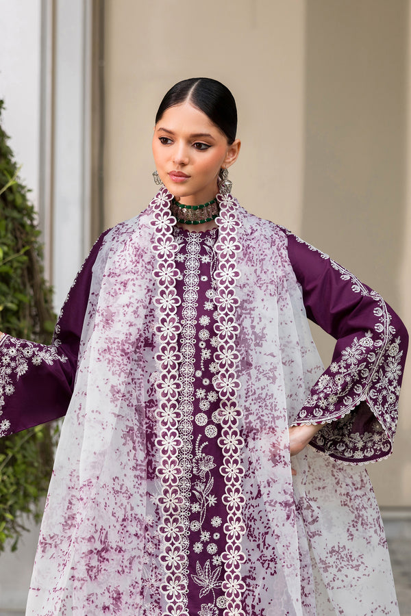Zarif | Summer Lawn 26 | KOYA - Luxury Dress - available at Maria Faisal in UK and USA.