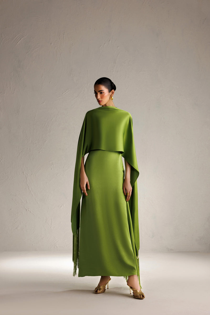 Caia | Basics 26 | Look 14 - Luxury Dress - available at Maria Faisal in UK and USA.