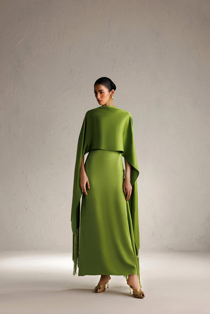 Caia | Basics 26 | Look 14 - Luxury Dress - available at Maria Faisal in UK and USA.
