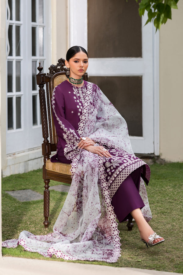 Zarif | Summer Lawn 26 | KOYA - Luxury Dress - available at Maria Faisal in UK and USA.
