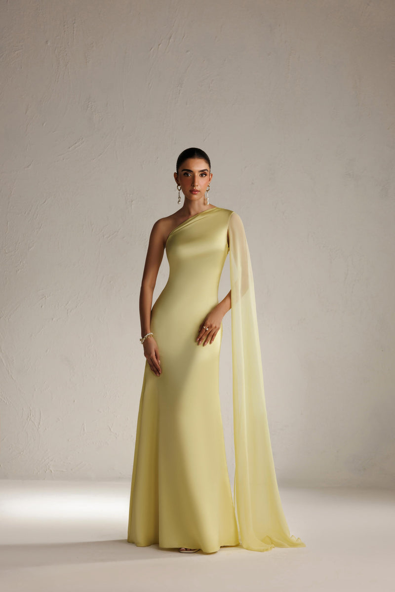 Caia | Basics 26 | Look 19 - Luxury Dress - available at Maria Faisal in UK and USA.