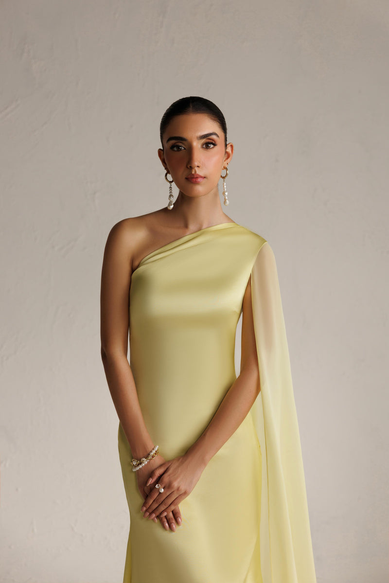 Caia | Basics 26 | Look 19 - Luxury Dress - available at Maria Faisal in UK and USA.