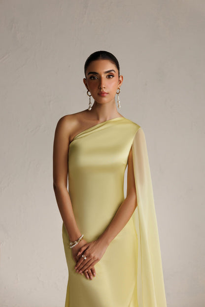 Caia | Basics 26 | Look 19 - Luxury Dress - available at Maria Faisal in UK and USA.