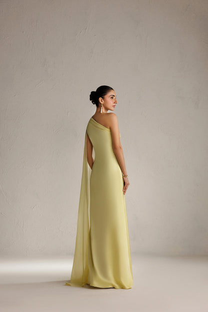 Caia | Basics 26 | Look 19 - Luxury Dress - available at Maria Faisal in UK and USA.