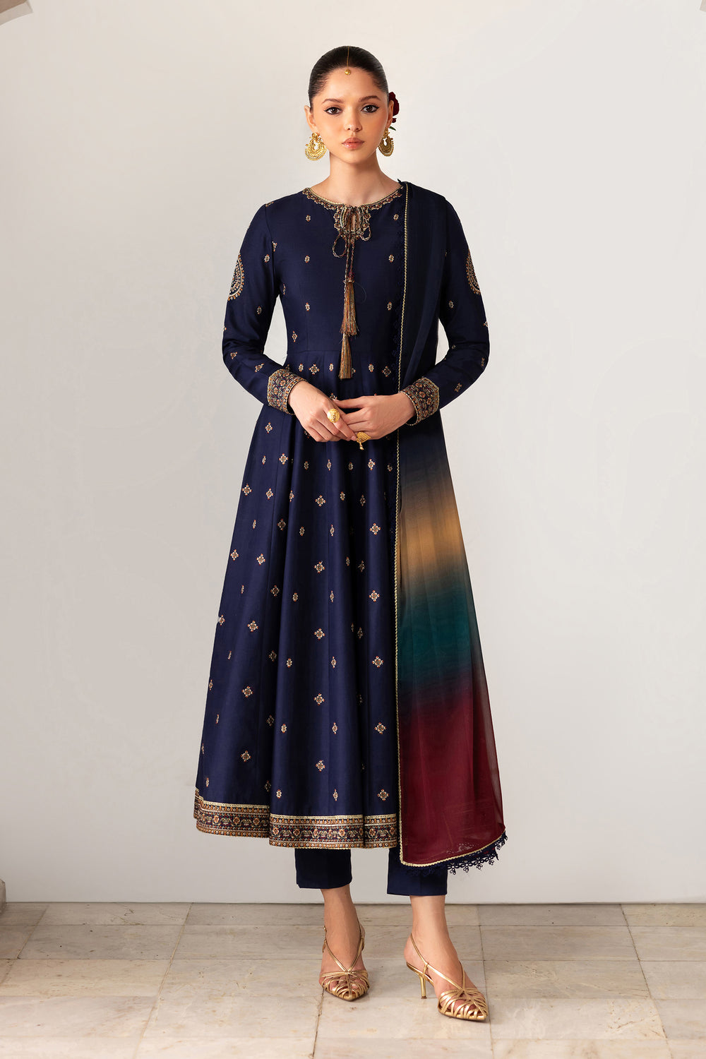 Zarif | Summer Lawn 26 | RUELLE - Luxury Dress - available at Maria Faisal in UK and USA.