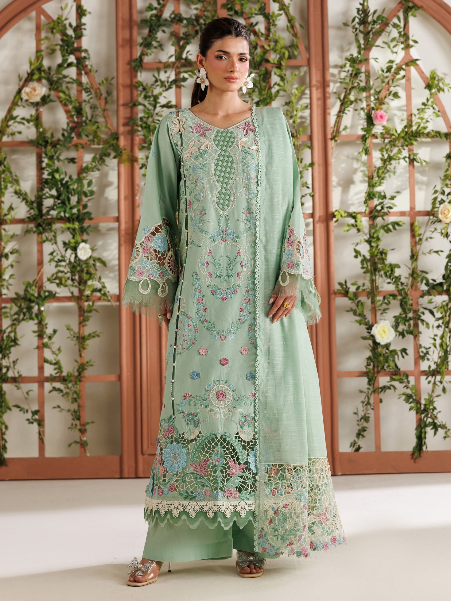 Parishay | Marbella Summer Lawn 26 | MB-06 - Luxury Dress - available at Maria Faisal in UK and USA.