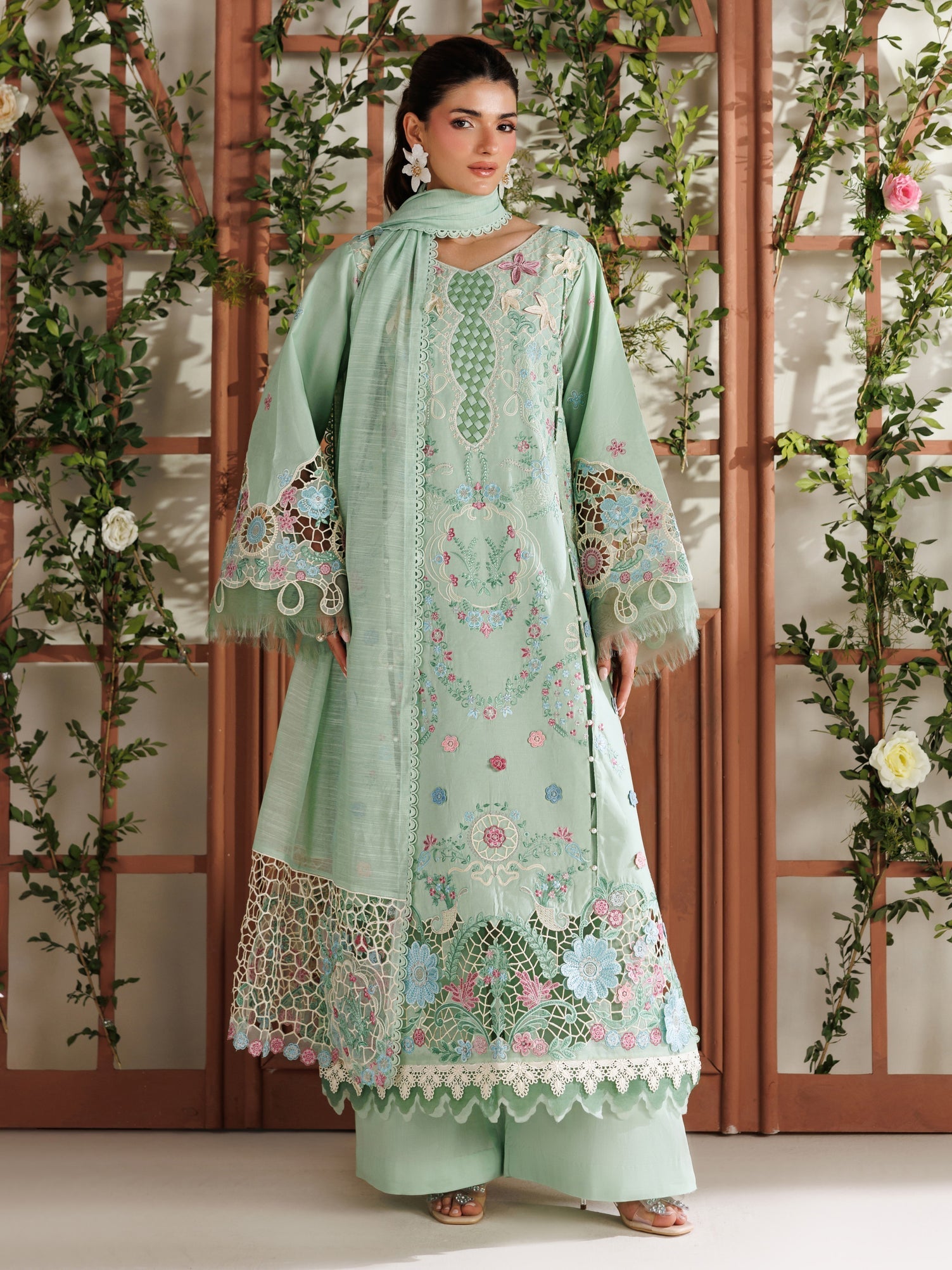 Parishay | Marbella Summer Lawn 26 | MB-06 - Luxury Dress - available at Maria Faisal in UK and USA.