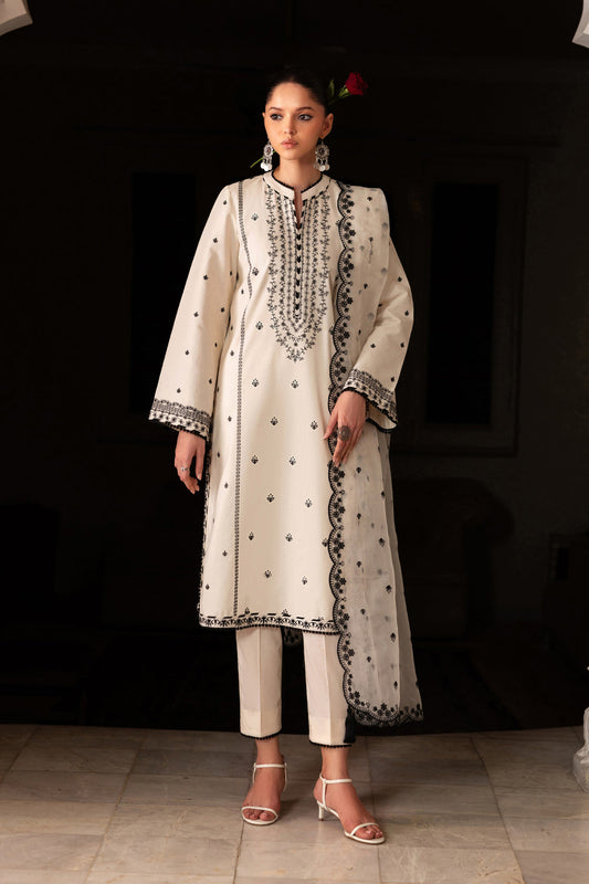 Zarif | Summer Lawn 26 | YARA - Luxury Dress - available at Maria Faisal in UK and USA.