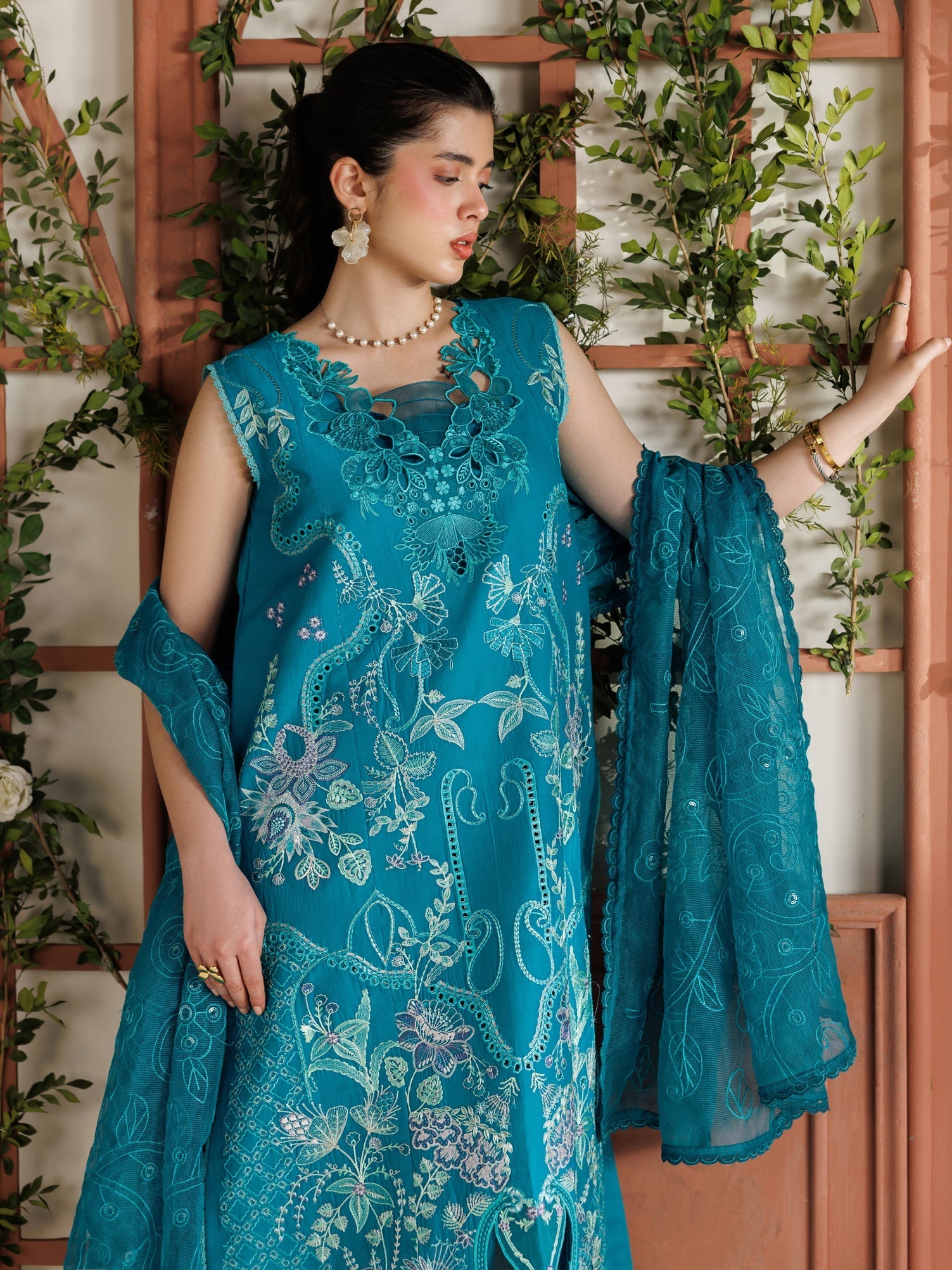 Parishay | Marbella Summer Lawn 26 | MB-08 - Luxury Dress - available at Maria Faisal in UK and USA.