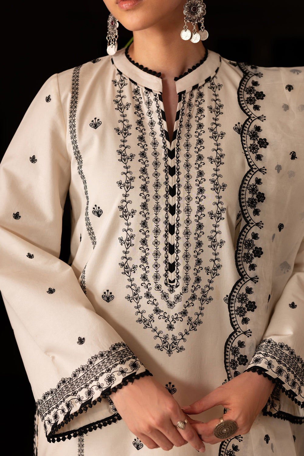 Zarif | Summer Lawn 26 | YARA - Luxury Dress - available at Maria Faisal in UK and USA.